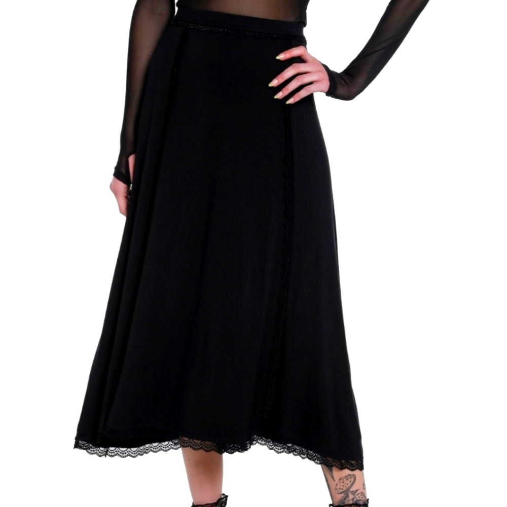 goth cosmic aura hot topic skirt